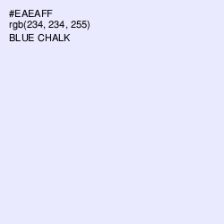 #EAEAFF - Blue Chalk Color Image